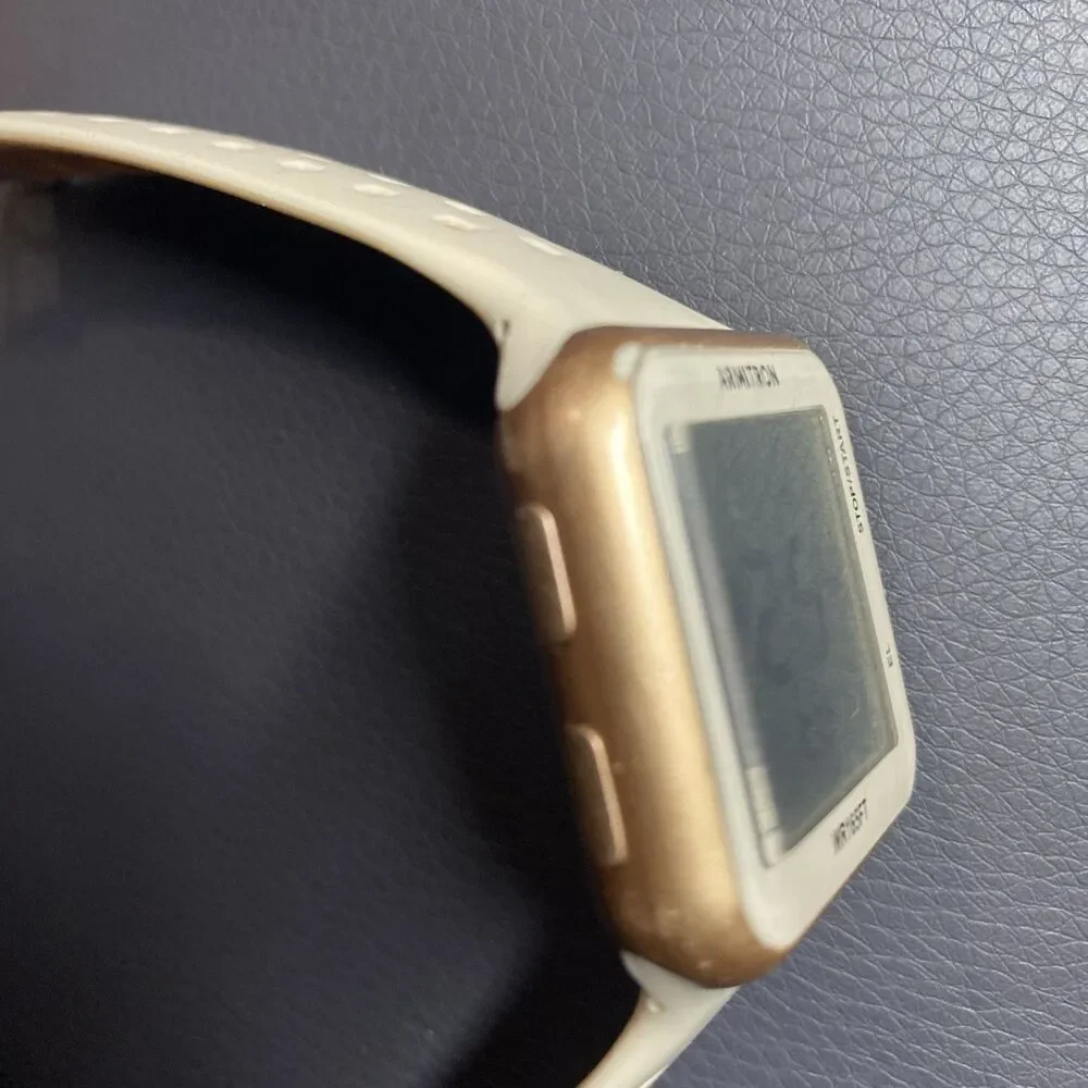 Armitron Pro Sport 40/8147 Rose gold Acrylic Case Quartz Digital Watch Running